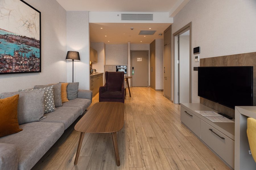 Antwell Suites living room